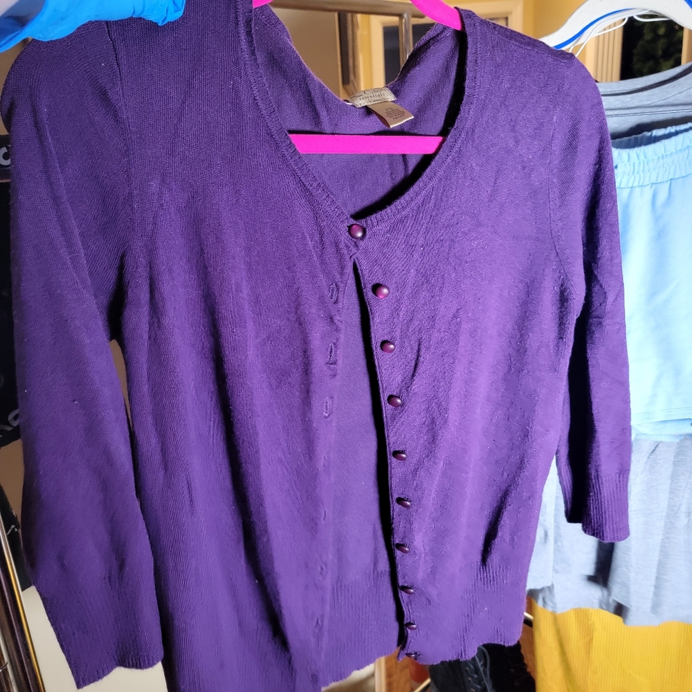 PLUM casual never worn button up sweater